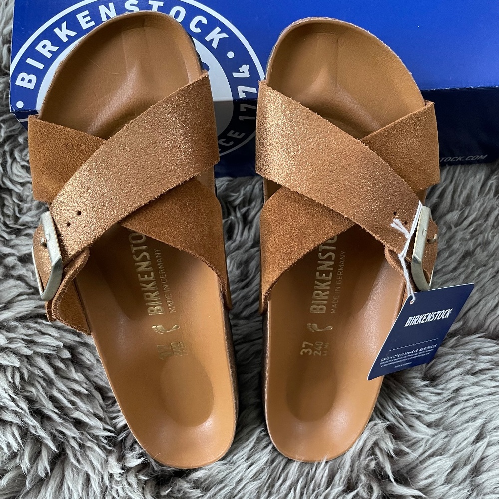Birkenstock Siena Allover Mink sandal size 37 - Picture 4 of 11